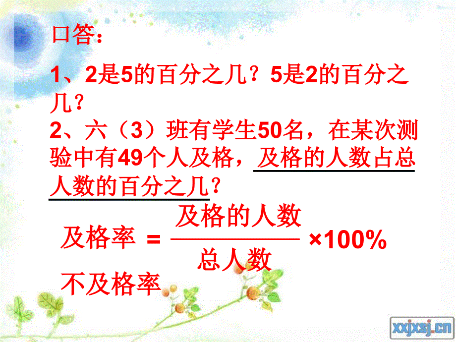 人教版六年级百分数解决问题1(1)_第3页