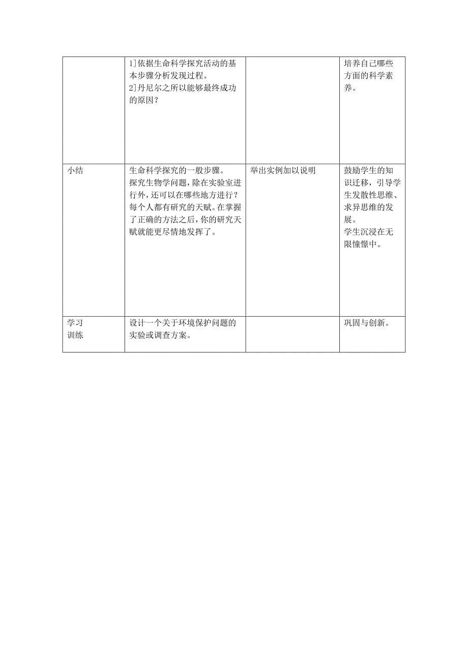 高中生物 第一册 第1章 走近生命科学 1_2 走进生命科学实验室教案（1）沪科版_第5页