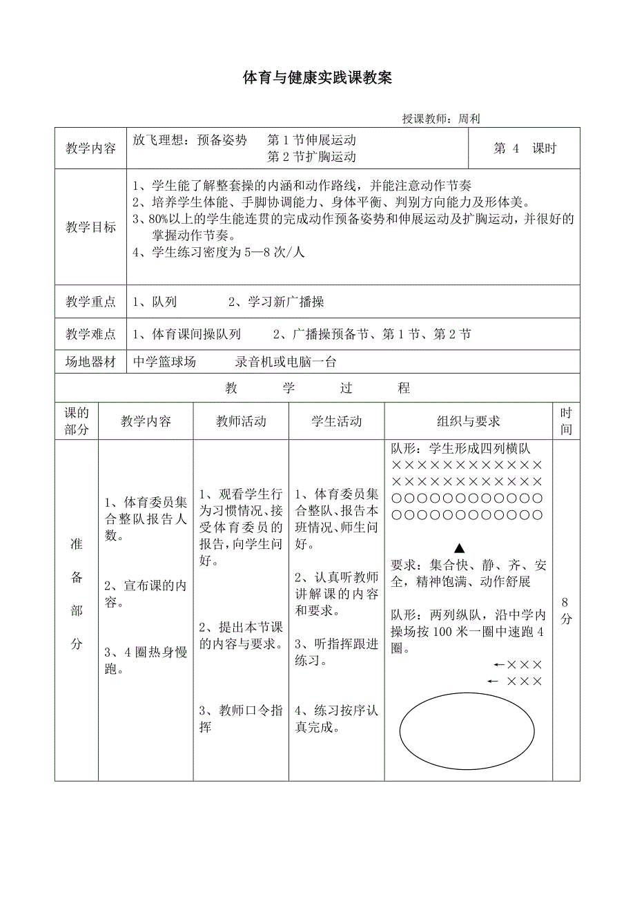 2016秋七年级体育课教案_第3页