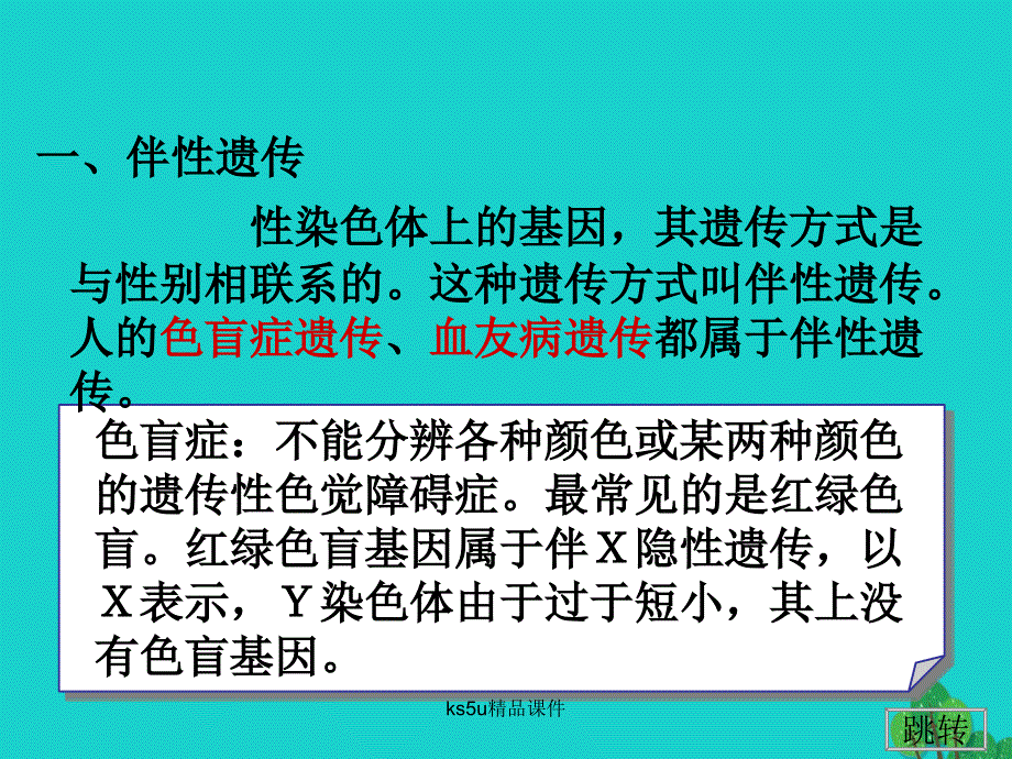 高中生物 第三册 第8章 遗传与变异 8_2 伴性遗传课件（4）沪科版_第3页