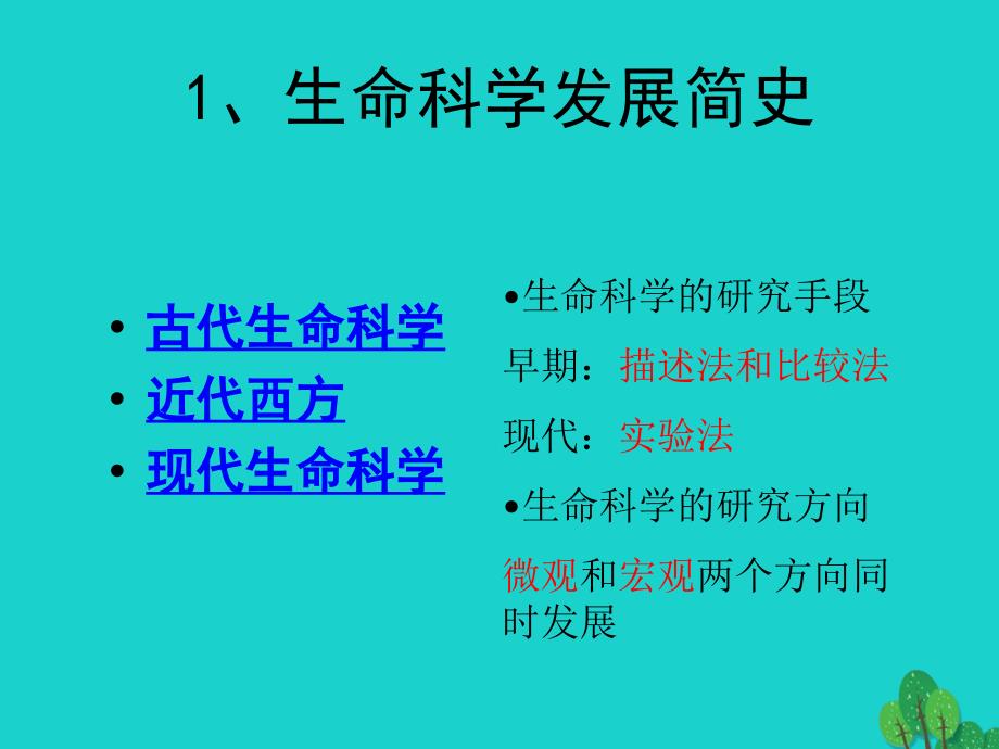 高中生物 第一册 第一章 走进生物课件1 沪科版_第4页