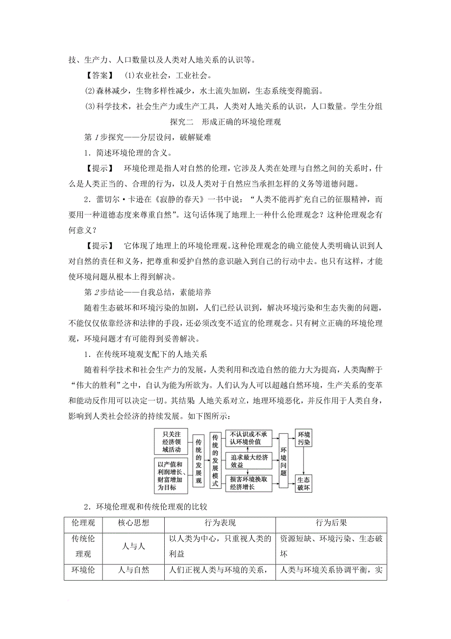 2017_2018年高中地理第1章环境与环境问题第1节人类与环境的关系学案中图版选修6_第4页