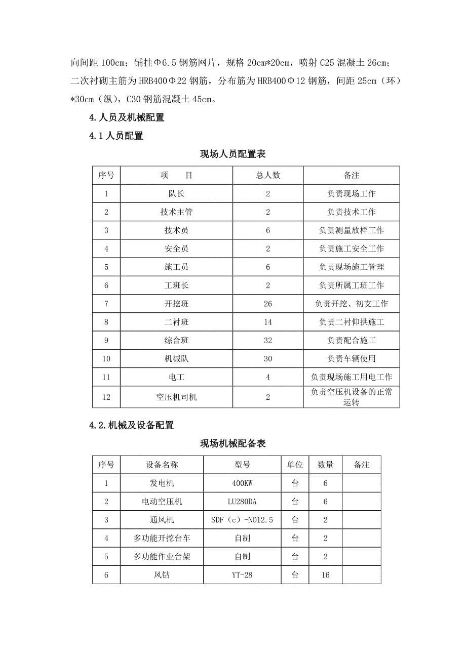 隧道v级围岩专项施工方案_第5页