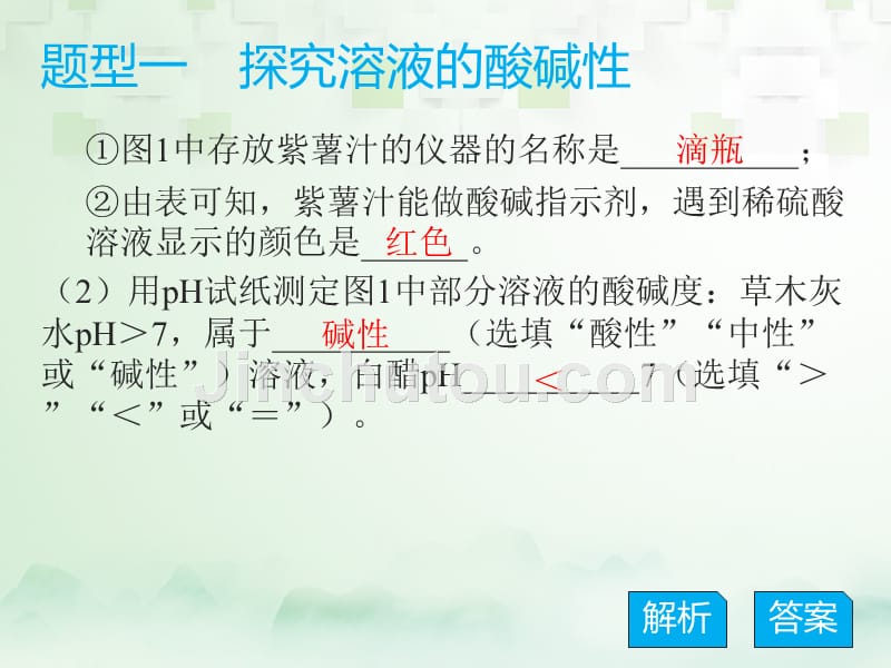 中考化学总复习 模块二 实验与探究 课题3 探究物质的性质以及变化规律（2）课件_第4页