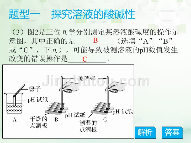 中考化学总复习 模块二 实验与探究 课题3 探究物质的性质以及变化规律（2）课件_第5页