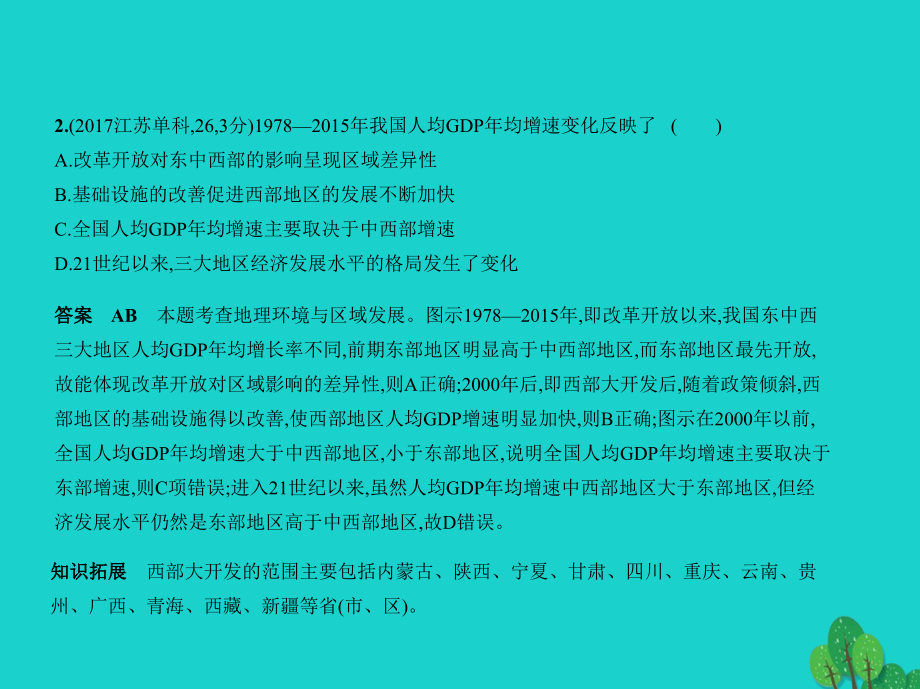 高考地理专题复习 第十四单元 地理环境与区域发展、地理信息技术课件 新人教版_第4页