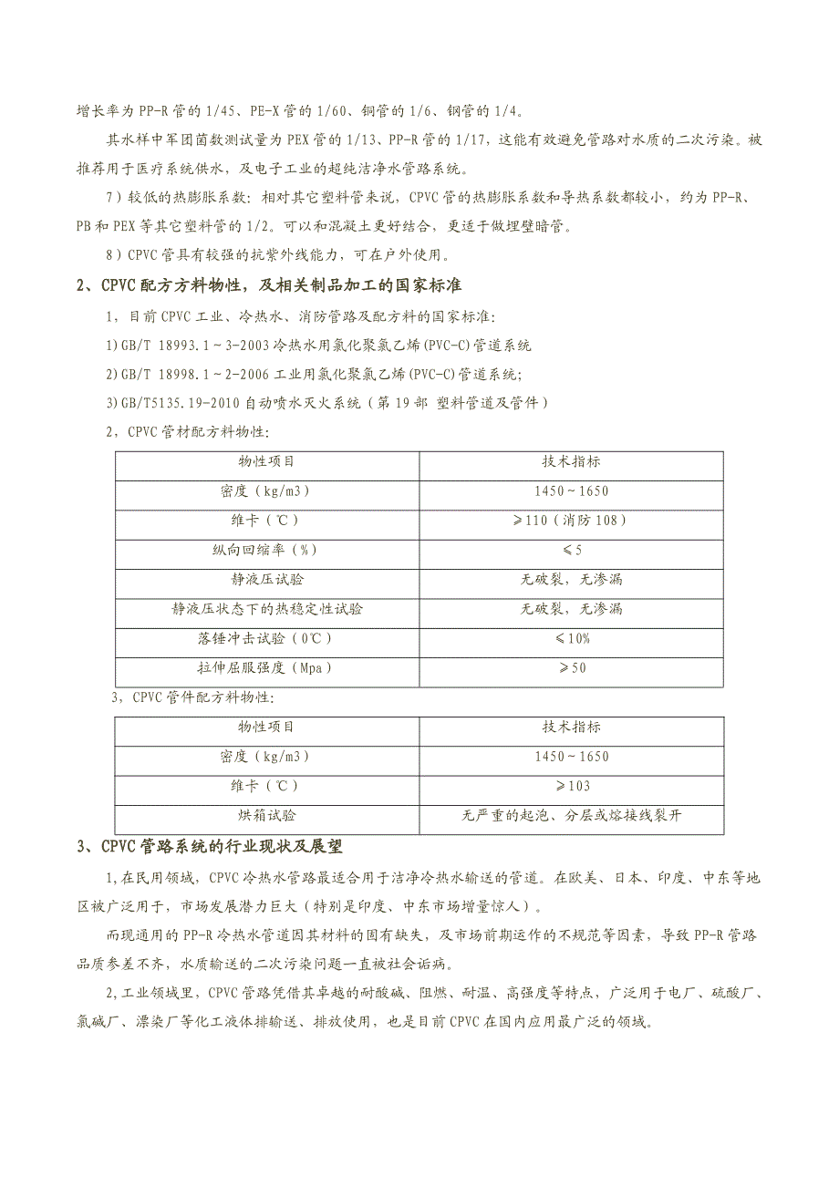 cpvc工业、冷热水管、消防材料投资项目报告_第4页