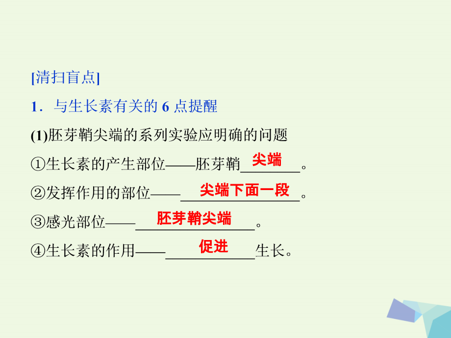 高考生物考前冲刺复习 第1部分 专题突破方略 专题十一 植物的激素调节课件_第4页