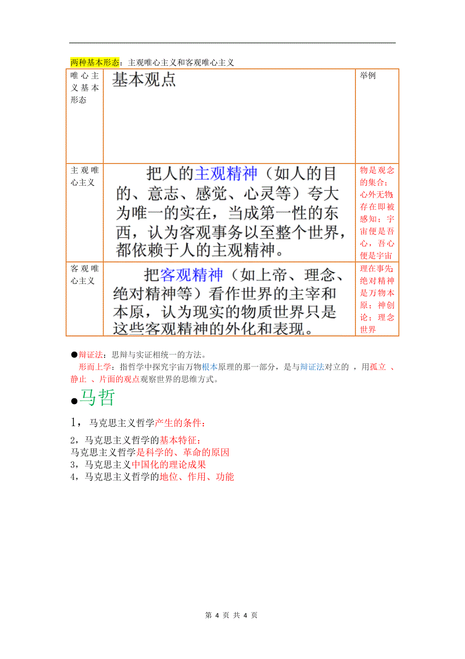 期末政治复习提纲2_第4页