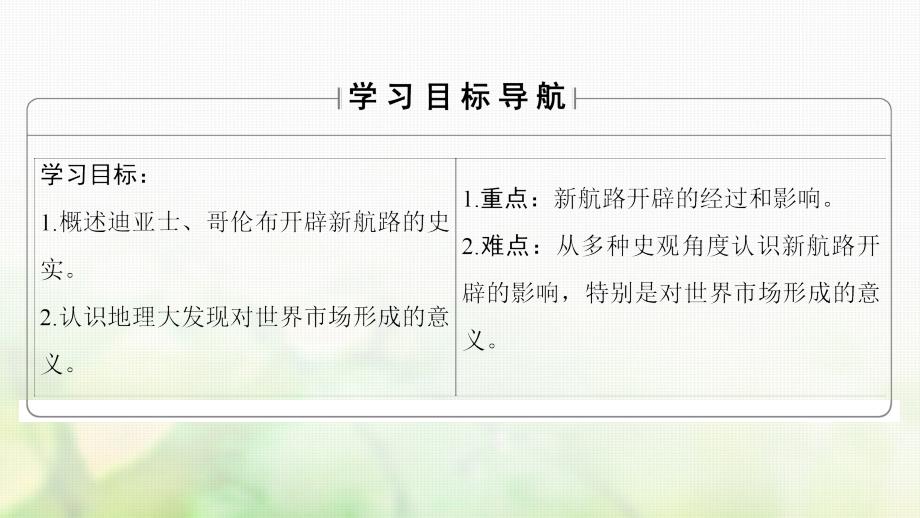 2017_2018学年高中历史第2单元工业文明的崛起和对中国的冲击第7课新航路的开辟课件岳麓版必修2_第2页