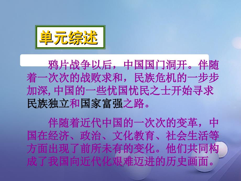 八年级历史上册 第二单元近代化的艰难起步复习课件 北师大版_第2页