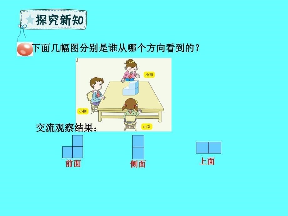 四年级数学下册 第6章 趣味拼搭—观察物体课件 青岛版六三制_第5页