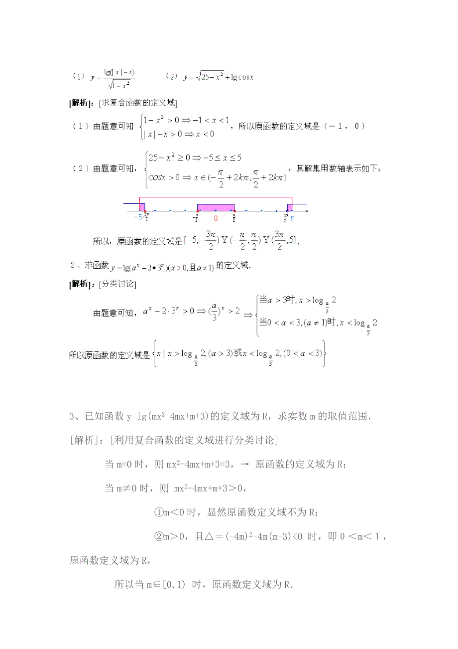 函数定义域与求法讲解_第2页