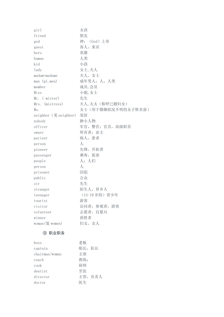 初中必须要掌握的1600个英语单词_第2页