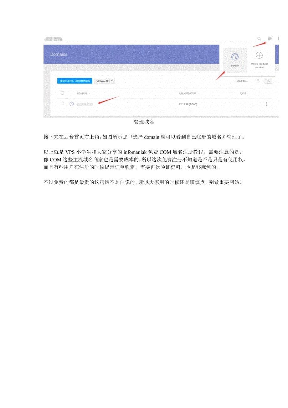 圣诞节infomaniak一年COM域名注册教程_第5页