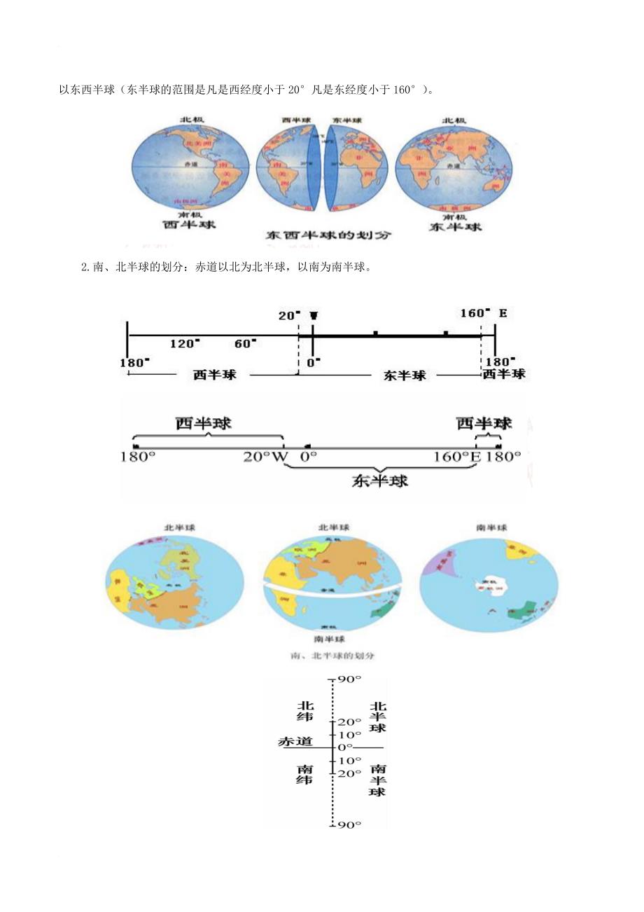 中考地理 读图指导 经纬网地图的判读与应用1_第4页