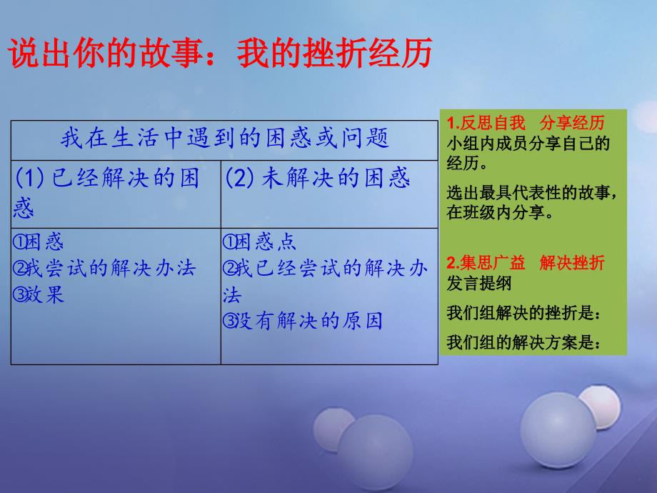 七年级道德与法治上册 第四单元 历经风雨 才见彩虹 第七课 风雨中我在成长 第2框 就这样风雨兼程课件 鲁人版六三制2_第4页