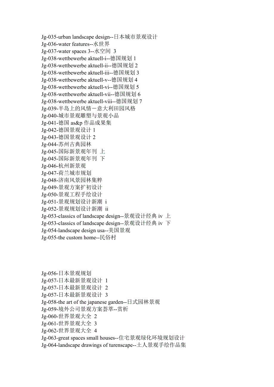 园 林 景 观 书 籍 目 录 (2)_第2页