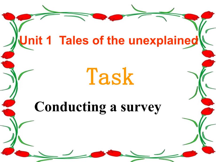 2017-2018学年牛津版 必修二 unit 1 tales of the unexplained-project课件 （共26张ppt）_第1页