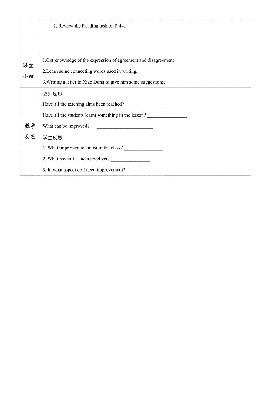 2018--2019学年人教版必修一unit 1 friendship using language教案_第3页