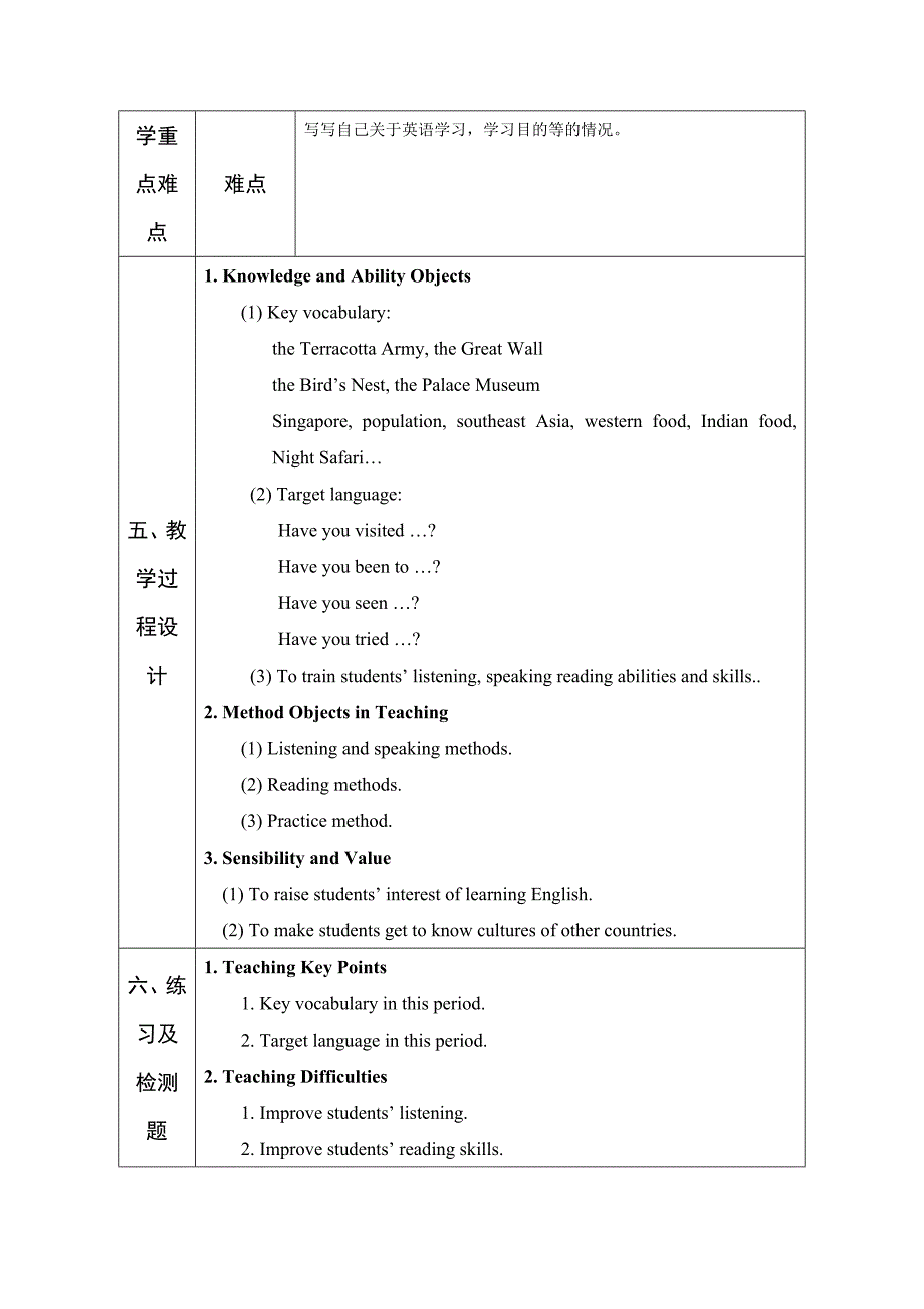 人教新目标版2016-2017学年八年级英语上册同课异构教案：unit9.5_第2页