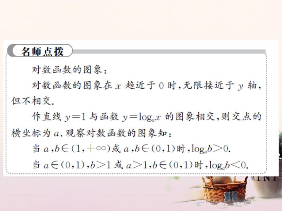 高中数学第二章基本初等函数ⅰ2_2_2对数函数及其性质课件新人教a版必修1_第4页