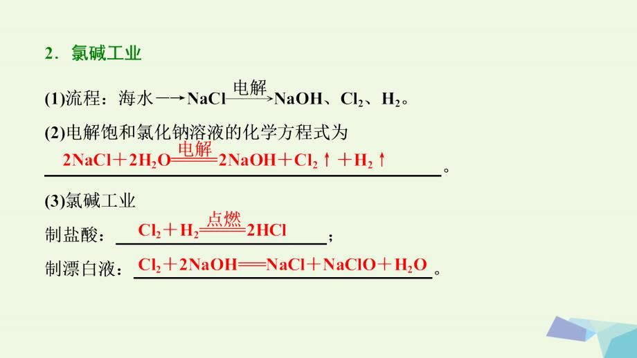 高考化学大一轮复习 第四章 非金属及其化合物 第16讲 海水资源的开发利用 环境保护与绿色化学考点探究课件1_第4页