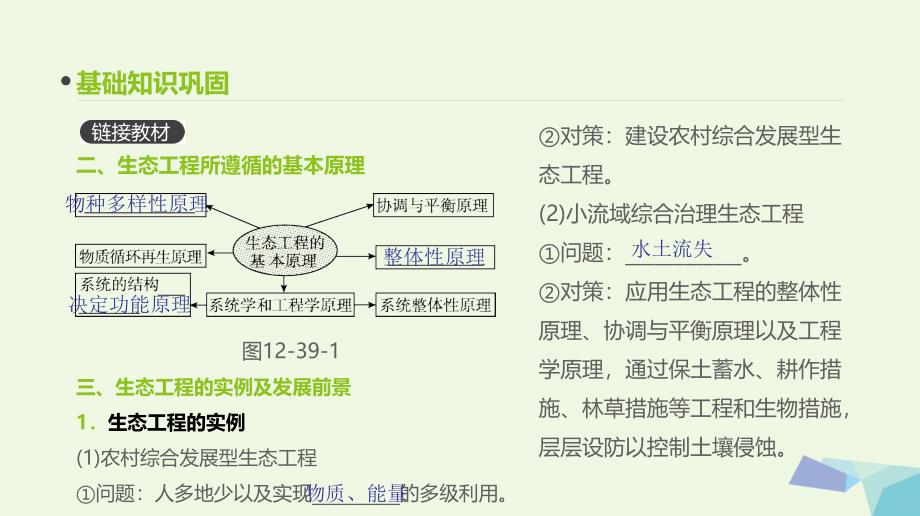 高考生物一轮复习（基础知识巩固+考点互动探究+考例考法直击+教师备用习题）第12单元 现代生物科技专题 第39讲 生态工程课件1_第4页