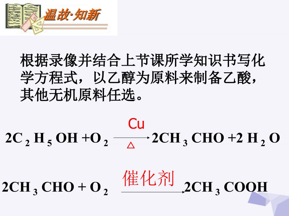 高中化学 专题3 有机化合物的获得与应用 3_2 食物中的有机化合物——乙酸课件 苏教版必修21_第3页
