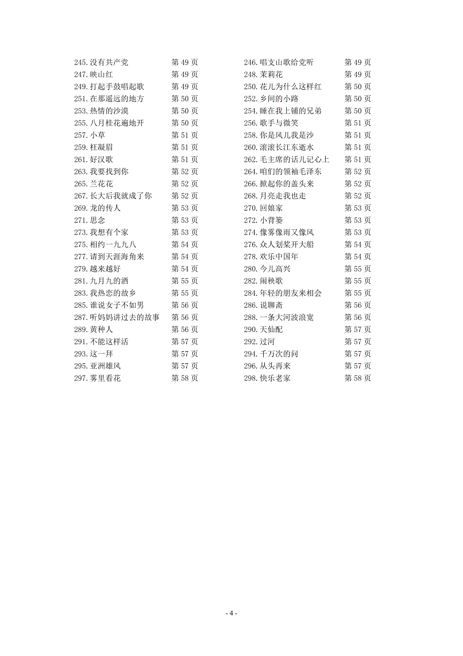 流金岁月经典老歌298首歌词全解_第4页