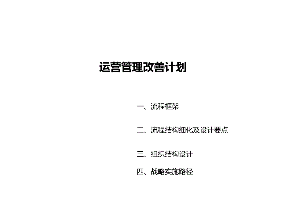 运营管理改善计划v64_第1页