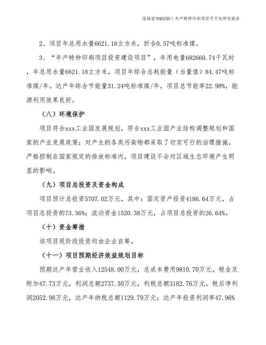 年产特种印刷项目可行性研究报告_第4页