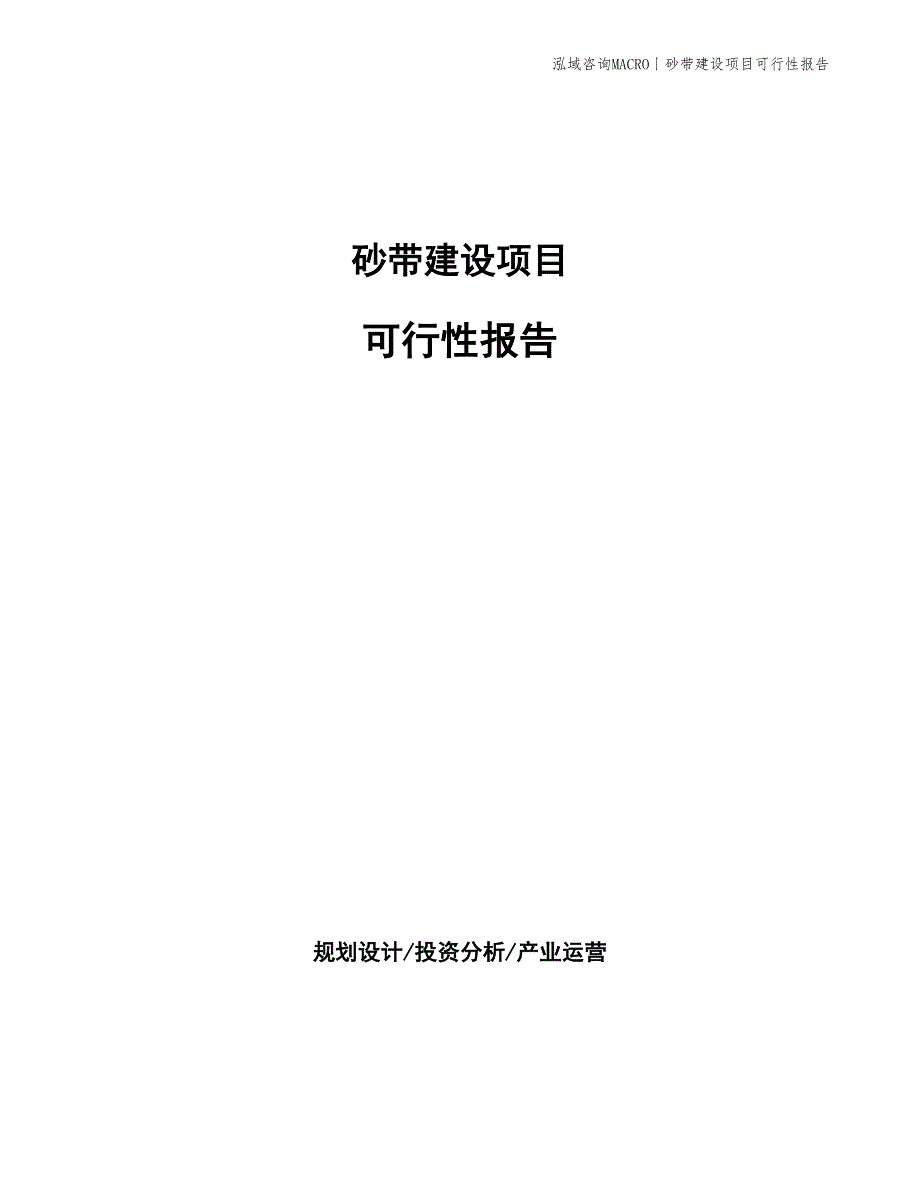 砂轮建设项目可行性报告_第1页