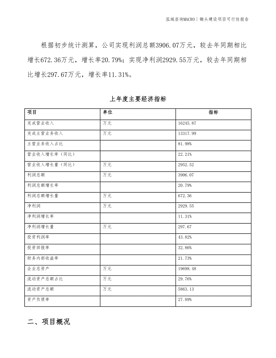 钢镐建设项目可行性报告_第4页