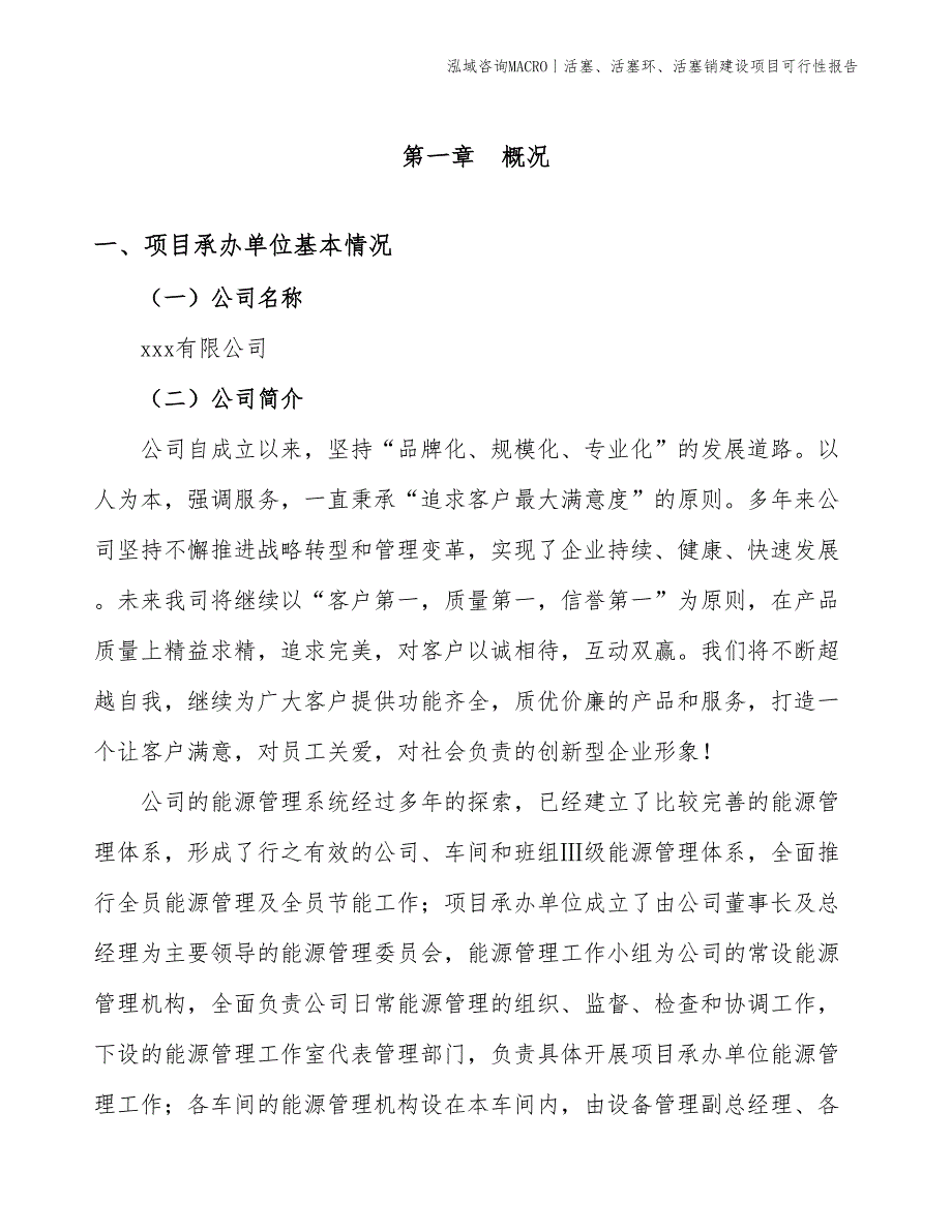 活塞、活塞环、活塞销建设项目可行性报告_第3页