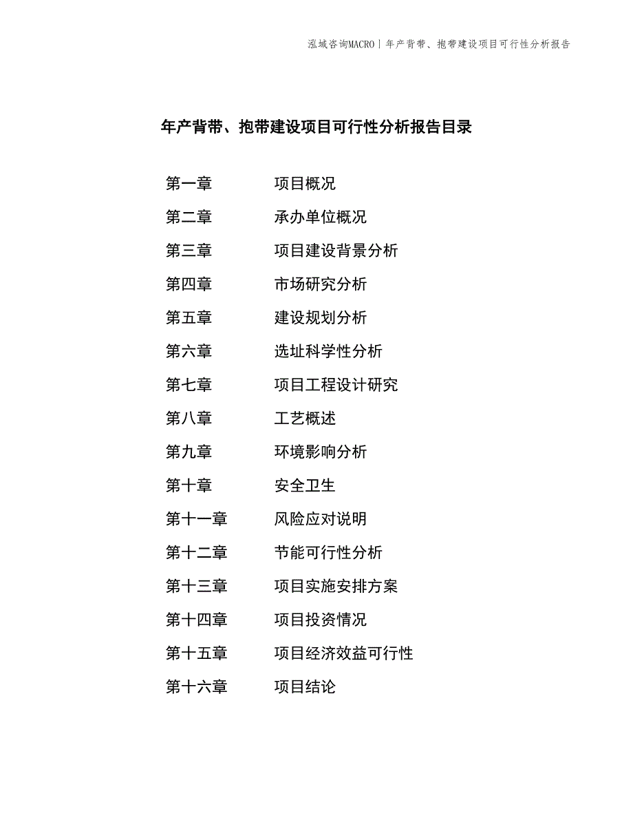 年产背带、抱带建设项目可行性分析报告_第2页