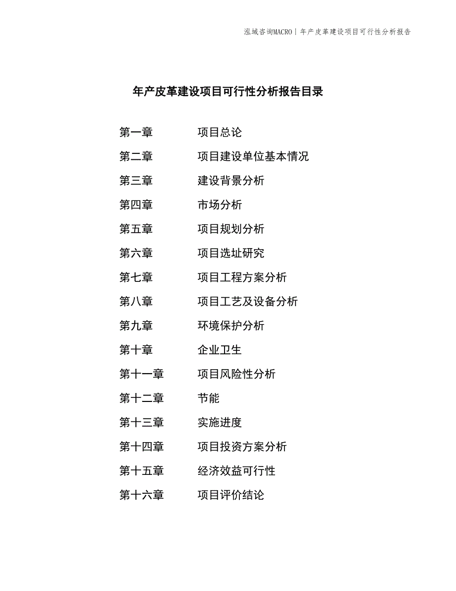 年产皮革建设项目可行性分析报告_第2页