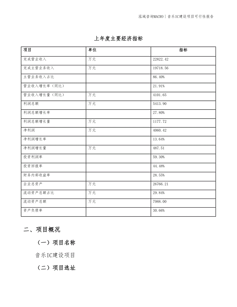 音乐IC建设项目可行性报告_第4页