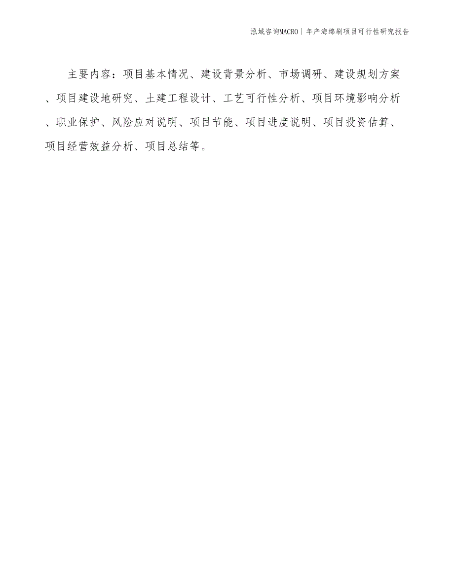 年产海绵刷项目可行性研究报告_第3页