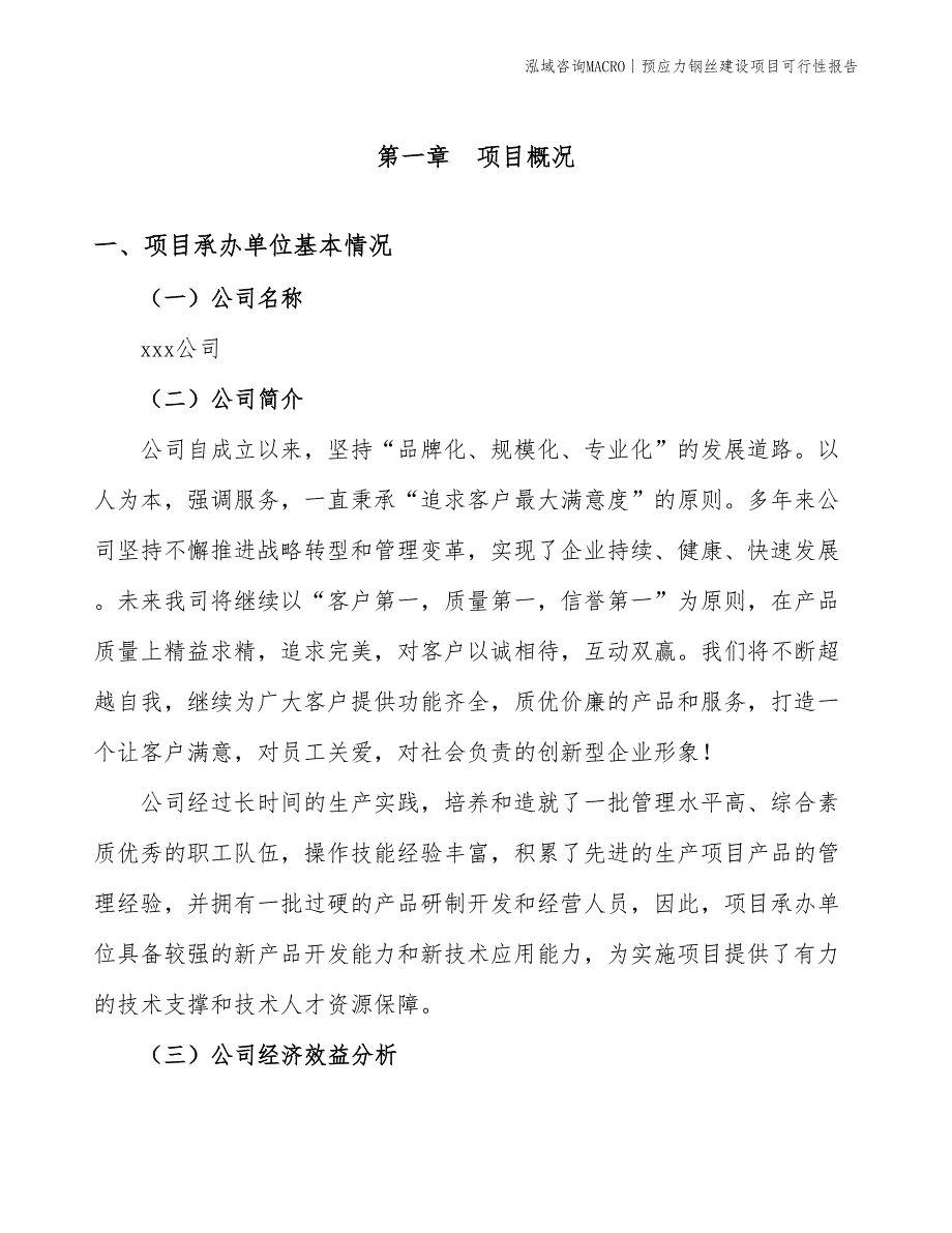 预应力钢丝建设项目可行性报告_第3页