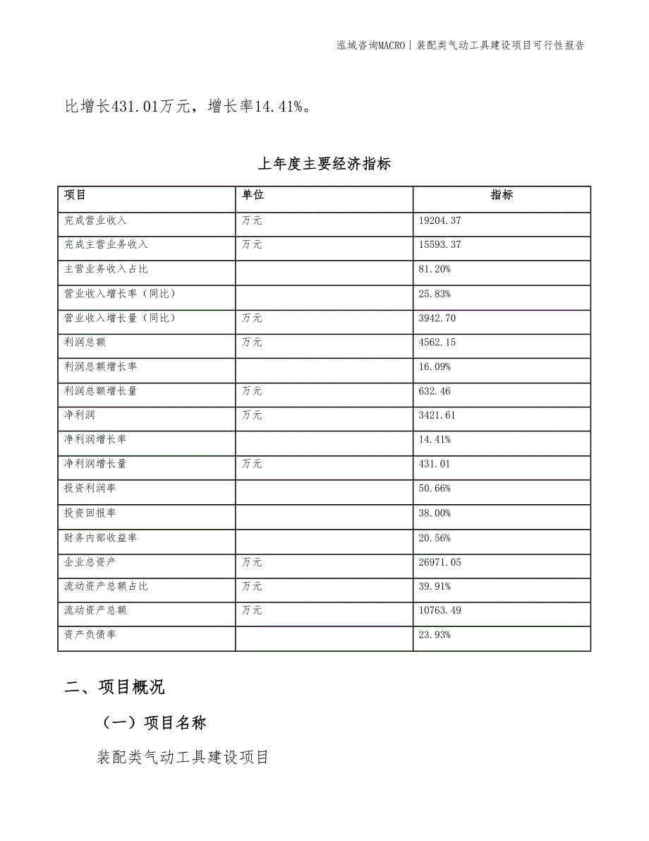 装配类气动工具建设项目可行性报告_第4页