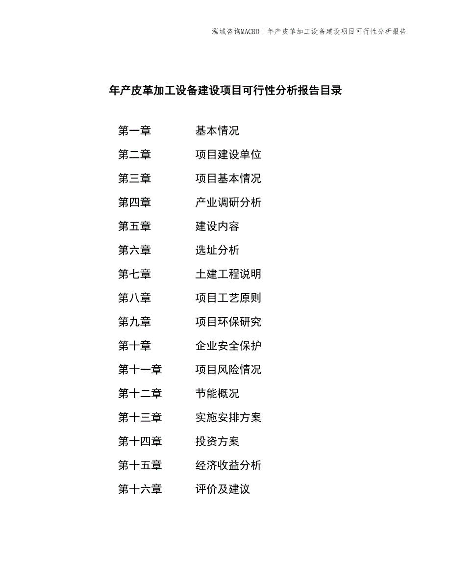 年产皮革加工设备建设项目可行性分析报告_第2页