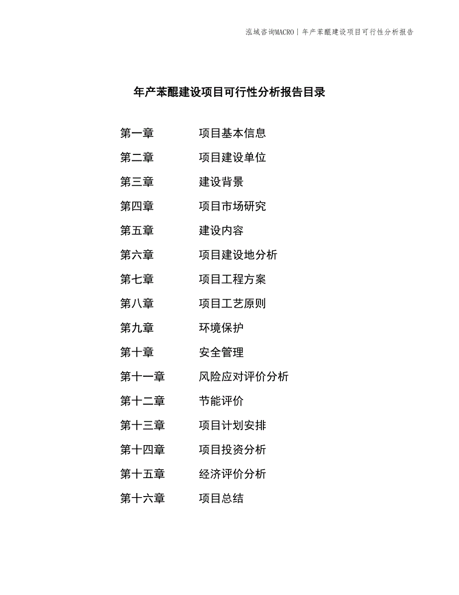 年产苯醌建设项目可行性分析报告_第2页