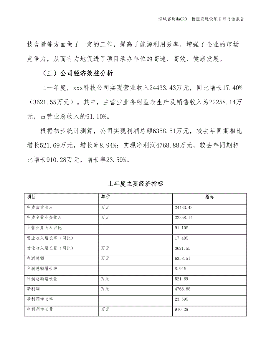 万用表建设项目可行性报告_第4页