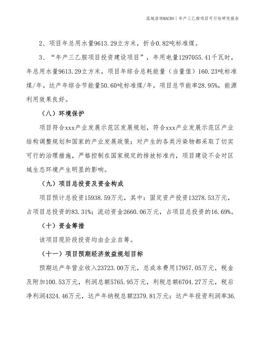 年产水合肼项目可行性研究报告_第5页