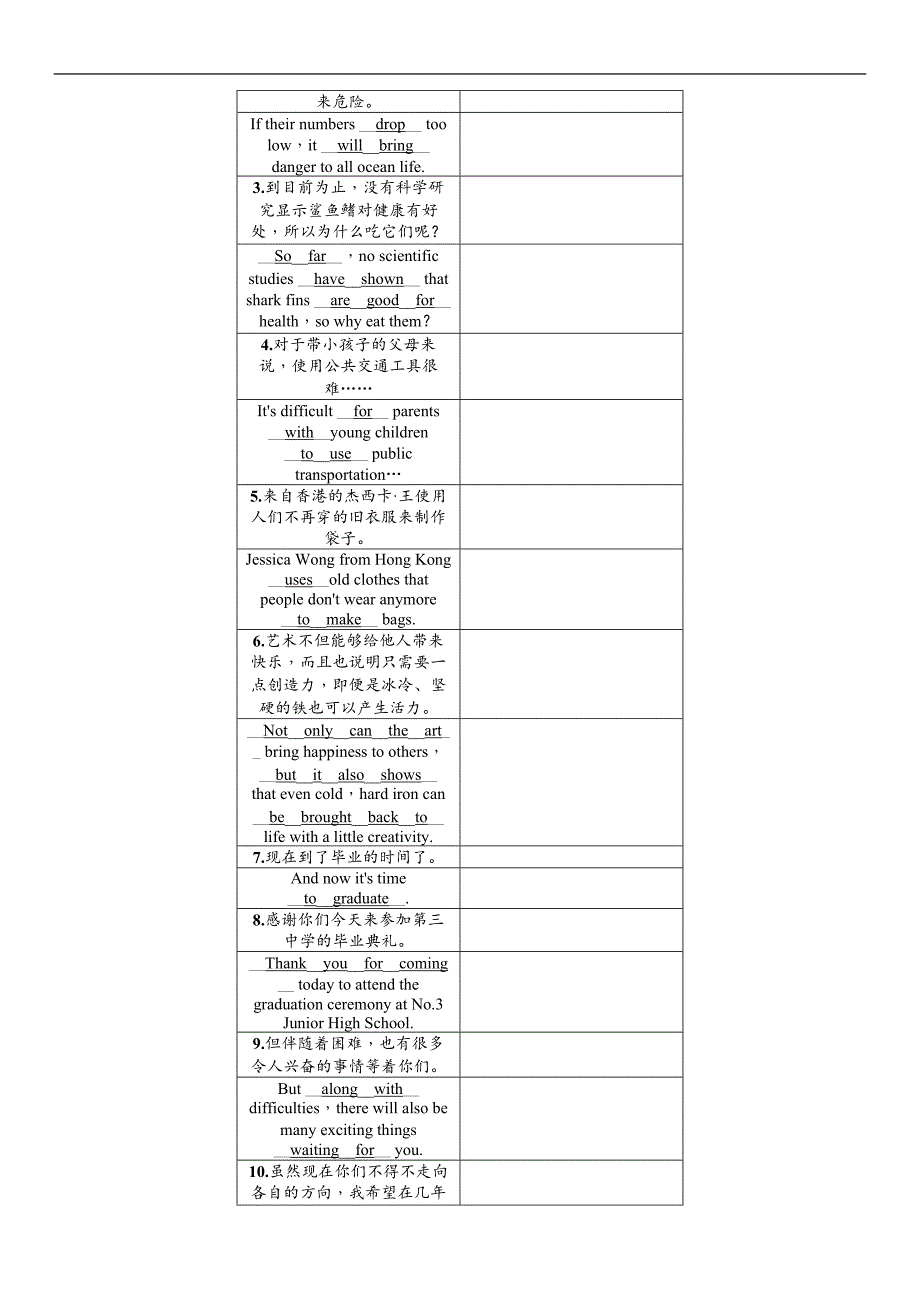 2018年中考英语（贵阳专版）总复习精讲（练习）：九年级(全)　units 13—14_第3页