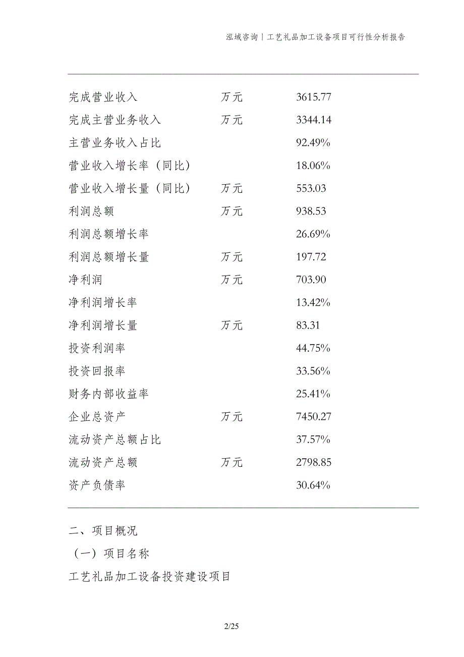 工艺礼品加工设备项目可行性分析报告_第2页