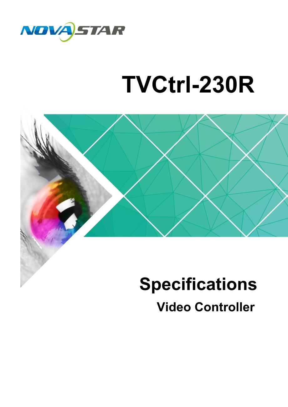 诺瓦科技LED显示屏视频处理器TVCtrl-230R规格书_第1页
