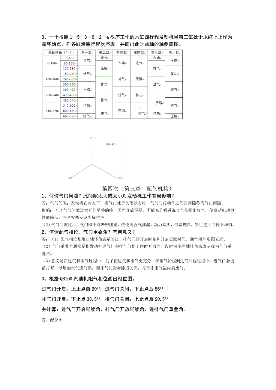 福建农林大学汽车构造作业_第3页