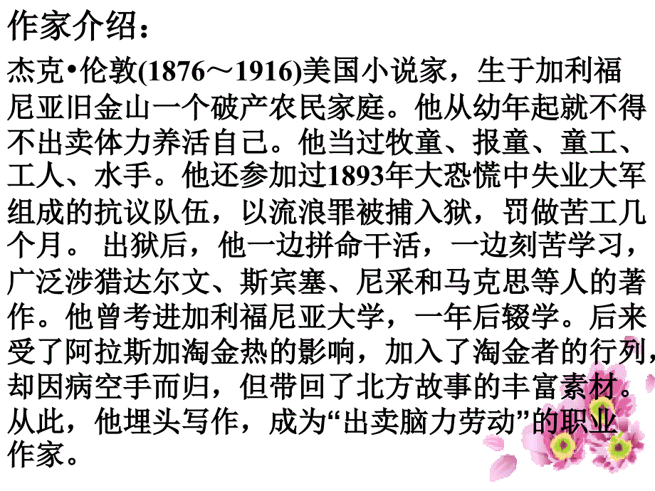 山东省高密市银鹰九年级语文下册课件：《热爱生命》ppt课件2_第4页